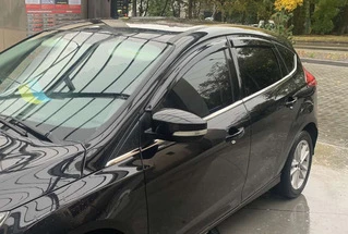 Нижня окантовка вікон (8 шт, нерж) Седан, OmsaLine - Італійська нержавійка для Ford Focus III 2011-2017 рр