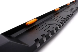 Боковые пороги Dakar V1 с LED (2 шт, металл) для Isuzu D-Max 2002-2011 рр