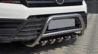 Кенгурятник WT003 (нерж) для Volkswagen Crafter 2016- рр