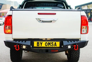 Посилений задній бампер Dakar V1 (2010-2015) для Mitsubishi L200 рр