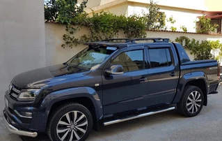 Бічні труби (2 шт., нерж) 70мм для Volkswagen Amarok 2010-2022 рр
