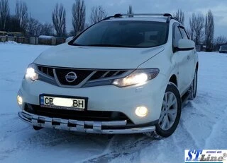 Передній захист ST015 (нерж) для Nissan Murano 2008-2014 рр