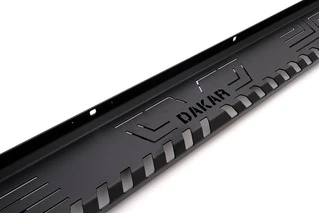Бокові пороги Dakar V1 без LED (2 шт, метал) для Ford Ranger 2007-2011 рр