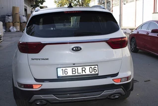 Накладка на задній бампер EuroCap 2015-2018 (ABS) для Kia Sportage рр
