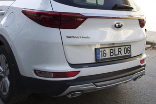 Накладка на задній бампер EuroCap 2015-2018 (ABS) для Kia Sportage рр