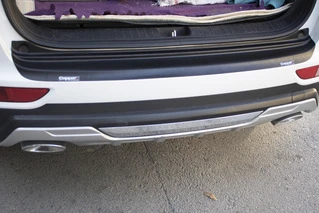 Накладка на задній бампер EuroCap 2015-2018 (ABS) для Kia Sportage рр