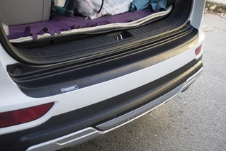 Накладка на задній бампер EuroCap 2015-2018 (ABS) для Kia Sportage рр