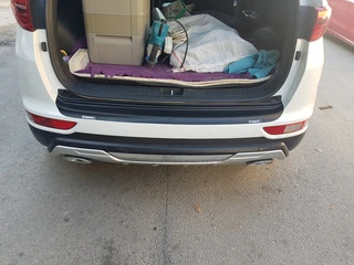 Накладка на задній бампер EuroCap 2015-2018 (ABS) для Kia Sportage рр