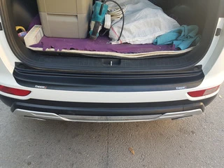 Накладка на задній бампер EuroCap 2015-2018 (ABS) для Kia Sportage рр