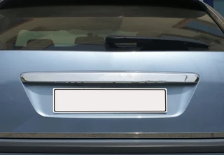 Накладка на кришку багажника (HB, нерж.) OmsaLine - Італійська нержавійка для Ford Focus II 2005-2008 рр