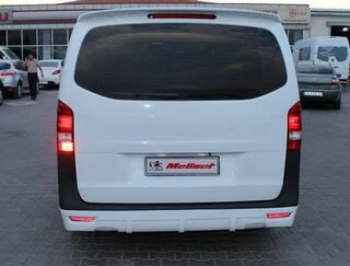 Накладка на задній бампер V1 (під фарбування) для Mercedes Vito / V-class W447 2014- рр