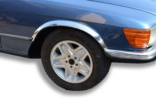 Накладки на арки (4 шт, нерж) для Mercedes W107