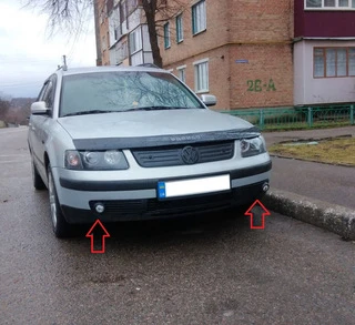 Протитуманки (1997-2000, з LED лампами) для Volkswagen Passat B5 рр