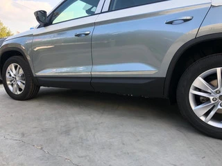 Молдинг дверний Carmos широкий (нерж) для Skoda Kodiaq 2016-2023 рр