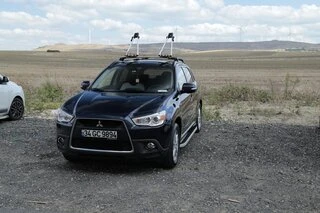 Бокові пороги Tayga Grey (2 шт., алюміній) для Mitsubishi Outlander 2006-2012рр