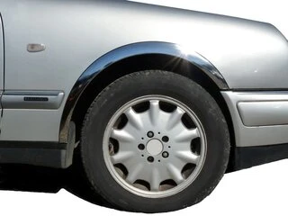 Накладки на арки (4 шт, нерж) для Mercedes E-сlass W210 1995-2002 рр