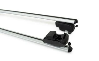 Перемички на звичайні рейлінги під ключ Bold Bar V1 (2 шт) Чорні для Infiniti FX 2008-2012 рр