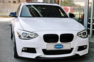 Накладка на передний бампер Lip для BMW 1 серія F20/21 2011-2019 рр