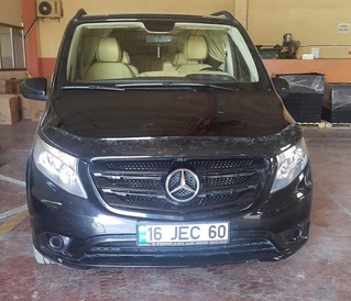 Дефлектор капоту EuroCap для Mercedes Vito / V-class W447 2014- рр