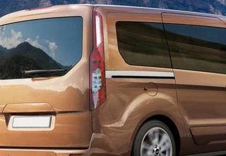 Молдинг зсувних дверей (2 шт, нерж) для Ford Connect 2014-2021 рр