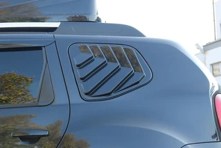 Накладки на задні вікна EuroCap (2 шт, ABS) для Renault Duster 2008-2017 рр