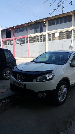 Дефлектор капоту (EuroCap) для Nissan Qashqai 2010-2014рр