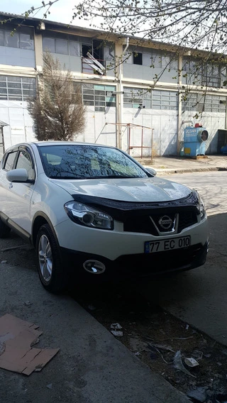 Дефлектор капоту (EuroCap) для Nissan Qashqai 2010-2014рр