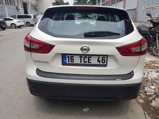 Накладка на задній бампер EuroCap (2014-2017, ABS) для Nissan Qashqai рр