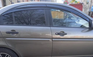 Вітровики (4 шт., Sunplex Sport) для Hyundai Accent 2006-2010 рр