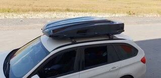 Перемички на рейлінги з ключем Wingbar V2 (2 шт) Сірий для BMW 5 серія F-10/11/07 2010-2016 рр