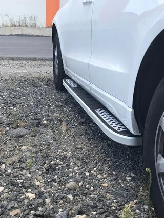 Бокові пороги Tayga V2 (2 шт., алюміній) для Ауди Q5 2008-2017 рр