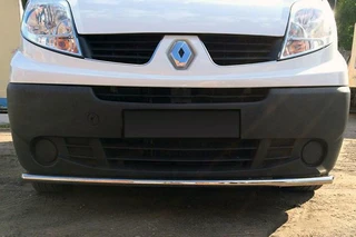 Передній захист ST008 (нерж.) 42 мм для Renault Trafic 2001-2015 рр