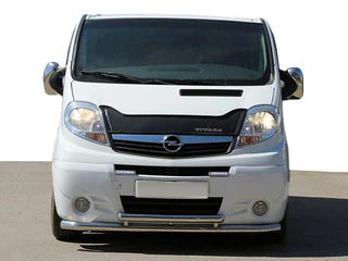 Передній захист ST014/2 (нерж.) для Renault Trafic 2001-2015 рр