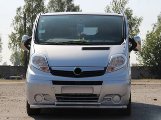 Передній захист ST014 (нерж.) для Renault Trafic 2001-2015 рр