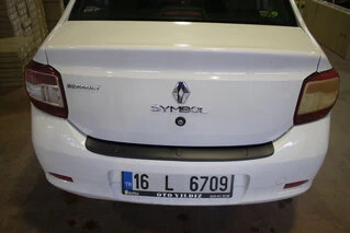 Накладка на задній бампер EuroCap (ABS) для Dacia Logan II 2013-2022 рр