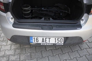 Накладка на задній бампер EuroCap (ABS) для Renault Clio IV 2012-2019 рр