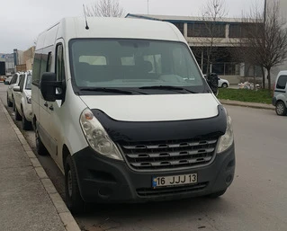 Дефлектор капота 2010-2014 (EuroCap) для Renault Master рр