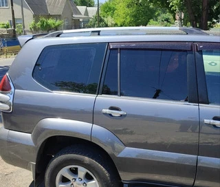 Рейлінги Хром турецькі Металеві ніжки для Toyota Land Cruiser Prado 120