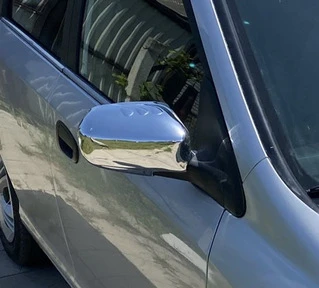 Накладки на дзеркала (2 шт., пласт.) для Honda Civic Sedan VII 2001-2006 рр