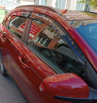 Вітровики (4 шт., Sunplex Sport) для Hyundai Kona 2017-2023 рр