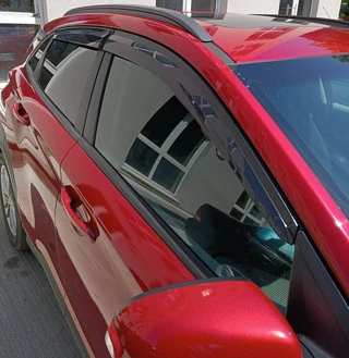 Вітровики (4 шт., Sunplex Sport) для Hyundai Kona 2017-2023 рр