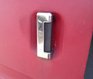 Накладки на ручки (4 шт., нерж.) для Ford Transit 1991-2000 рр