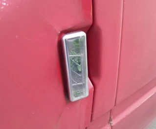 Накладки на ручки (4 шт., нерж.) для Ford Transit 1991-2000 рр