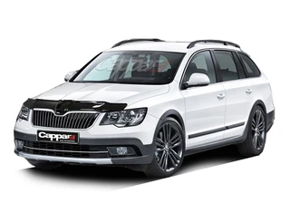 Дефлектор капота 2013-2015 (EuroCap) для Skoda Superb рр