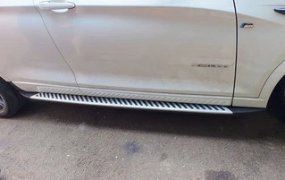 Оригінальні пороги V2 (2 шт, алюміній) для BMW X4 F-26 2014-2018 рр