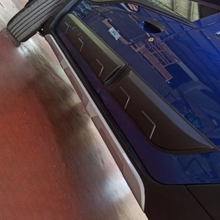 Накладки на бічні пороги EuroCap (2 шт, сірі) для Renault Duster 2018-2024 рр