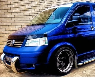 Кенгурятник ST006-04 ніздрі (нерж) для Volkswagen T5 Transporter 2003-2010 рр