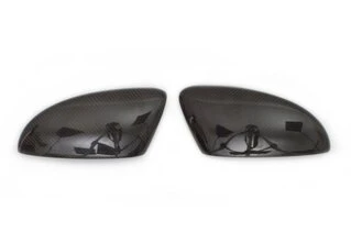 Накладки на дзеркала (2 шт, натуральний карбон) для Volkswagen Beetle 2011-2015 рр