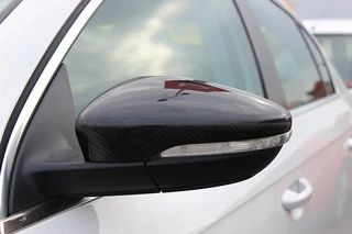 Накладки на дзеркала (2 шт, натуральний карбон) для Volkswagen Passat СС 2008- рр