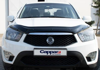 Дефлектор капота (2013-2018, EuroCap) для SsangYong Action рр